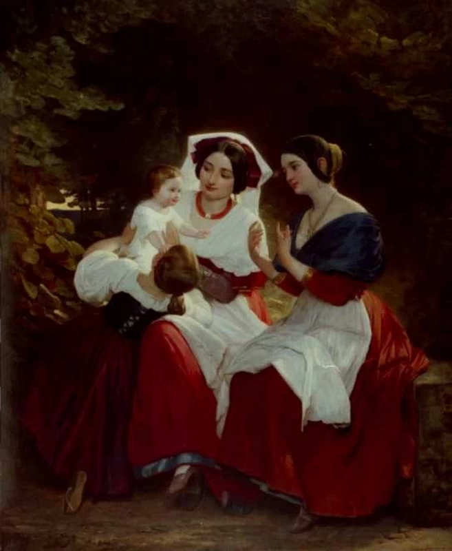 Donne italiane nel parco